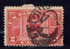 #Q2 2 CENTS PARCEL POST FANCY CANCEL F-VF USED d