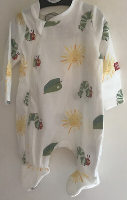 Eric Carle Newborn Baby Lbs The Very Hungry Caterpillar Sleepsuit  UK