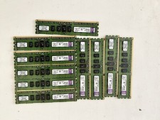 lot of 10 Kingston KVR13R9D8/4I 4GB DDR3-1333MHz PC3-10600 ECC Registered CL9