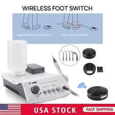 Cavitron Dental Ultrasonic Scaler fit EMS Woodpecker+LED Handpiece+Tips+Bottle