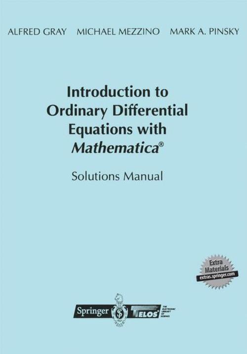 Thumbnail - Introduction To Ordinary Differential Equations With Mathematica® |