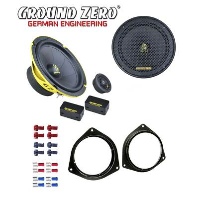 Ground Zero Auto SPL Lautsprecher System 16,5cm für Toyota RAV4 ab 2012