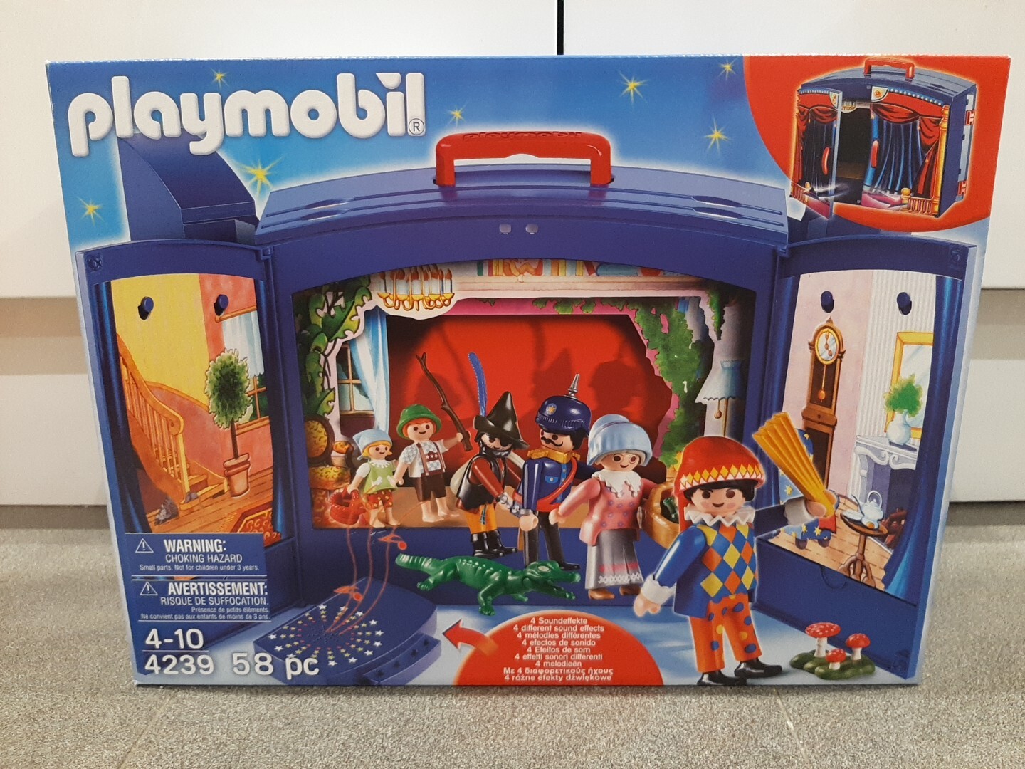 Playmobil Set 4239 Take Along Puppet Theatre Stage Show in Carry Case BOXED NEW