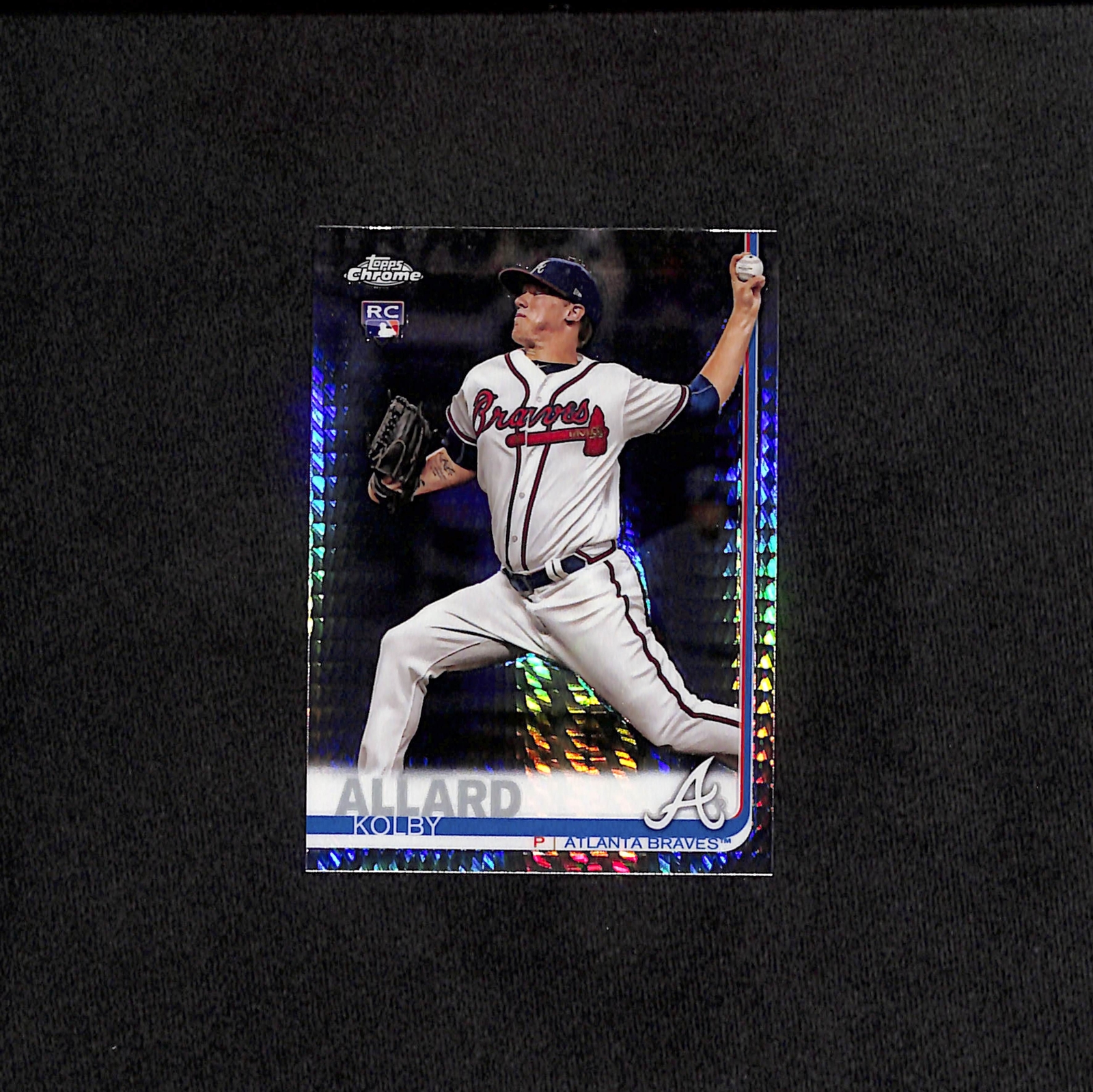 Kolby Allard 2019 Topps Chrome - Prism Refractor #99 Atlanta Braves RC