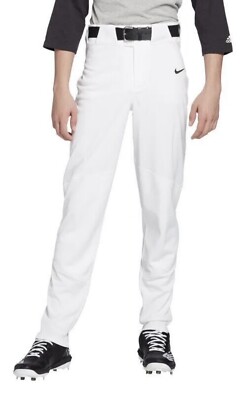 Nike Pro Core Men's 3XL White Baseball Pants Tight Fit Mid Rise