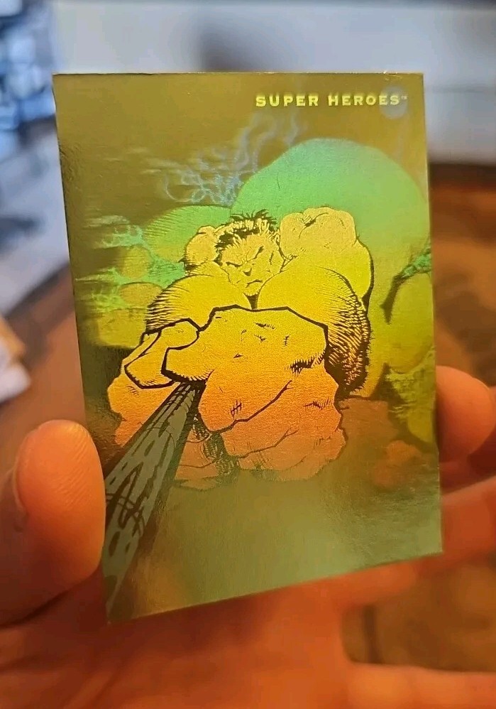 1992 IMPEL MARVEL HULK HOLOGRAM CARD H-1 Mint