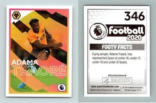 Adama Traore #346 Football 2020 Premier League Panini Sticker