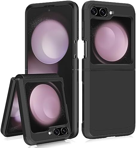 for Samsung Galaxy Z Flip 5 Case, Z Flip 5 Case with Upgraded Hinge Protection D
