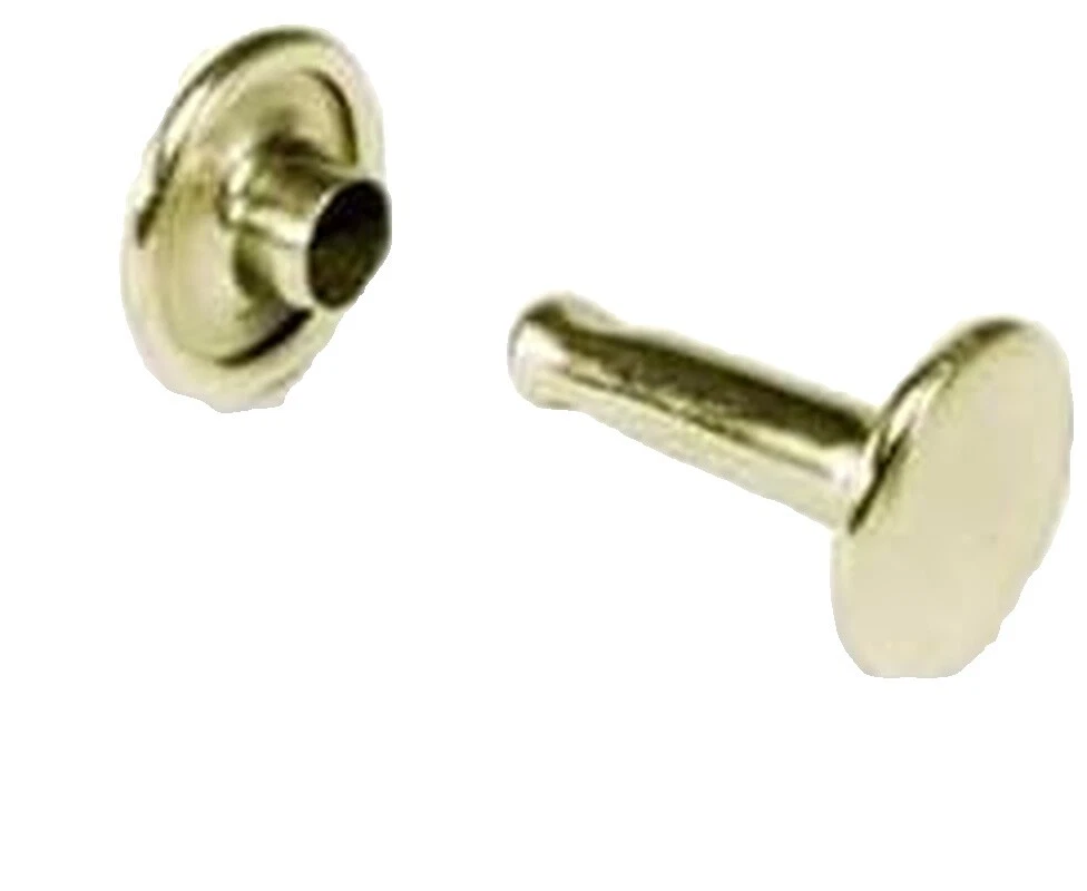 Double Cap Leathercraft Studs, Rivets & Tacks