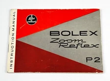 Bolex Zoom Reflex P2 INSTRUCTION MANUAL USERS GUIDE BOOK