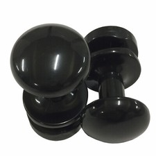 PRIME Porta Asciugamani Ganci Per Radiatore Nero Lucido Confezione Da 2