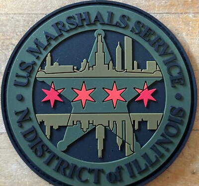 US Marshals Service - Vintage NDofIL RS Vinyl  4.0in - Genuine *Kokopelli Patch*