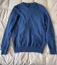 Cashmere Club Luxury Women  s 100 Cashmere Sweater Blue Size Small