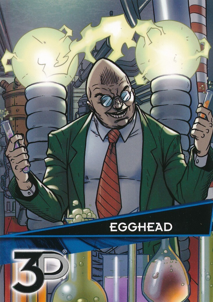 #44 EGGHEAD 2015 Upper Deck Marvel 3D BASE card NOT Lenticular