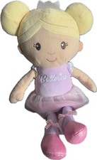 Russ Cuddle  Co Ballerina Princess Plush Doll Blonde Space Buns 16  