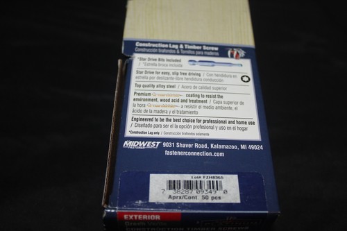 1/4 x 6" Saberdrive Platinum Construction Lag und Holzschrauben ca. 50ct - Bild 6 von 7