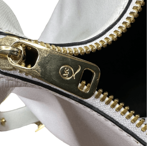 McQ x Alexander McQueen White Saffiano Leather Hobo Bag 14”x 12”x 5” Designer - Picture 9 of 15