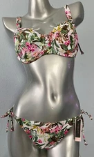 Victoria's Secret Swim Bikini Set Wicked Underwire Sling Top & Bottom  36D / XL