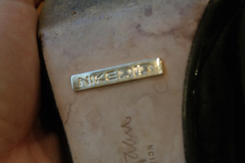 Cole Haan NikeAir Black Patent Leather Peep Toe US Size 7.5 AA - Picture 11 of 12