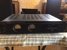 Carver TFM-15cb 2 Channel Power Amplifier w/ VU Meters—one channel out  			