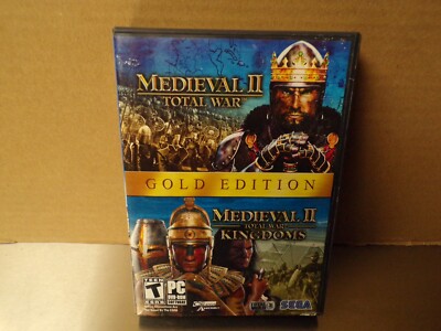 Medieval II: Total War -- Gold Edition (PC, 2008) 2 DISC / EXC