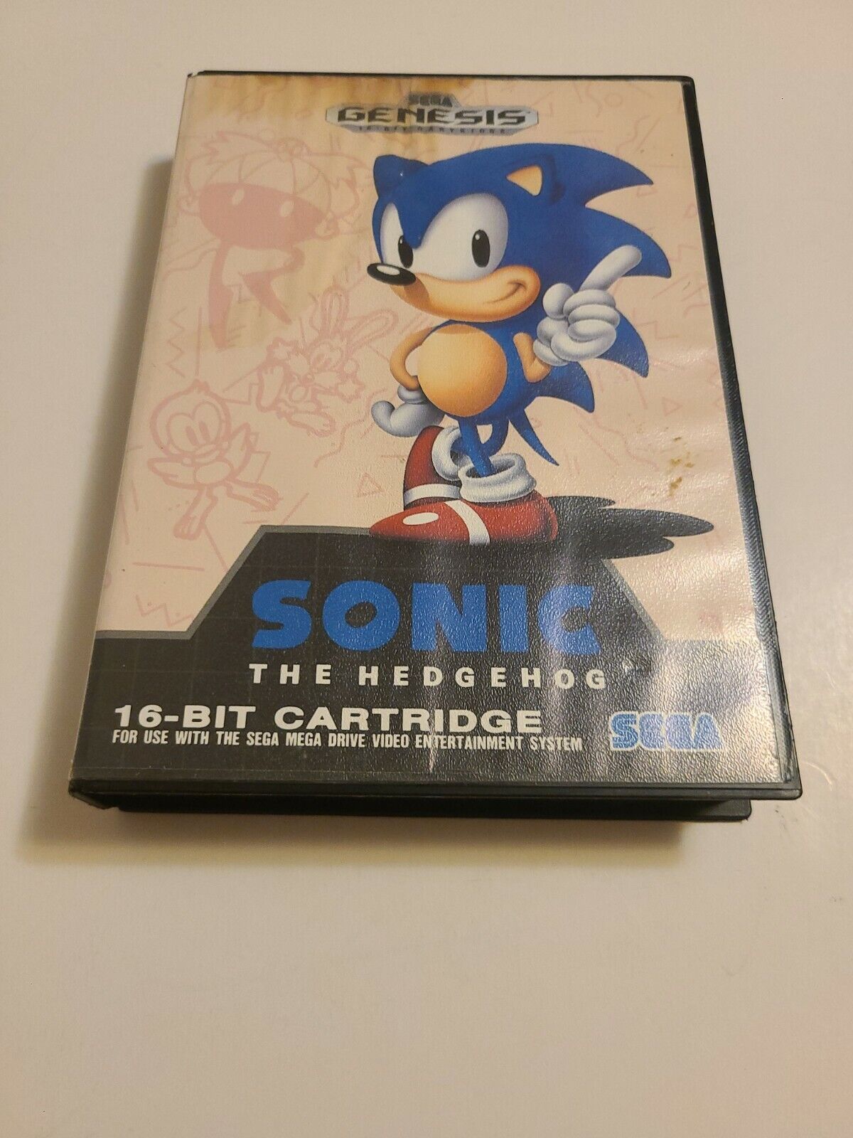 CARTUCHO FITA SONIC THE HEDGEHOG CLASSIC HEROES PARA MEGA DRIVE SEGA  GENESIS 16 BITS