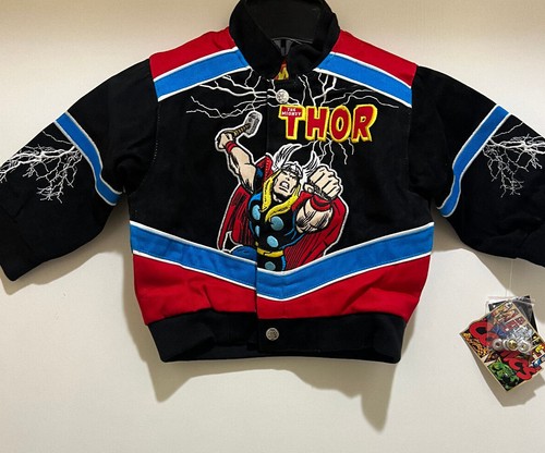 THOR Marvel Comics Cotton Twill Toddler & Youth Jacket By RR Designs - NEW - Picture 8 of 8