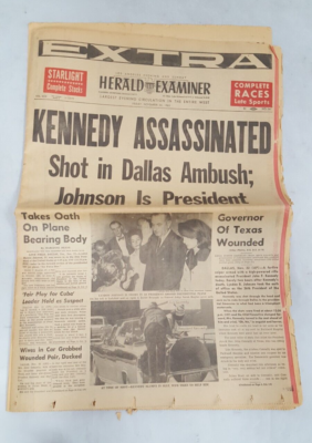 Herald Examiner Friday, November 22, 1963 KENNEDY Herald Examiner Friday, November 22, 1963 KENNEDY