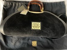 Image of Biba Annabelle Black suede bag