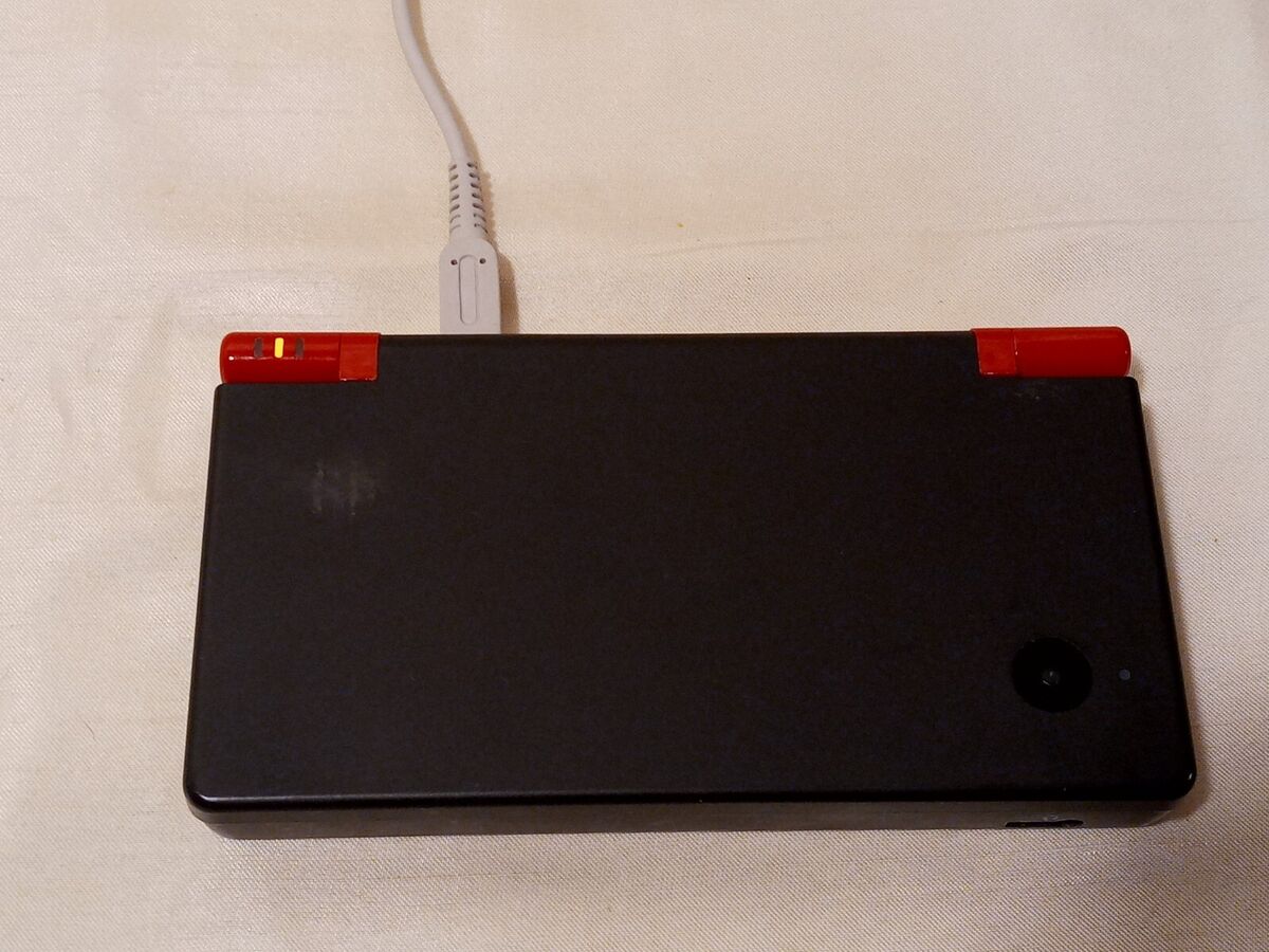 Nintendo DSi Crimson Red /Black Custom Handheld System With Charger