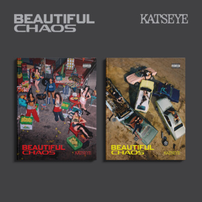 KATSEYE – Set Fan Con 60 Photocard E 72 Adesivi, Design Beautiful Chaos, Regalo Per Ragazze E Collezionisti