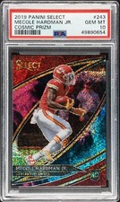 2019 Panini Select Mecole Hardman Cosmic Prizm #243 PSA 10 Rookie RC