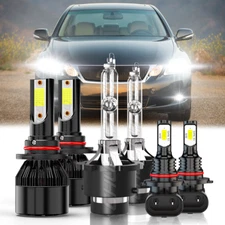 FIT Lexus GS350 2007-2011 6x LED/HID Headlight Kit High&Low Beam Fog Light Bulbs