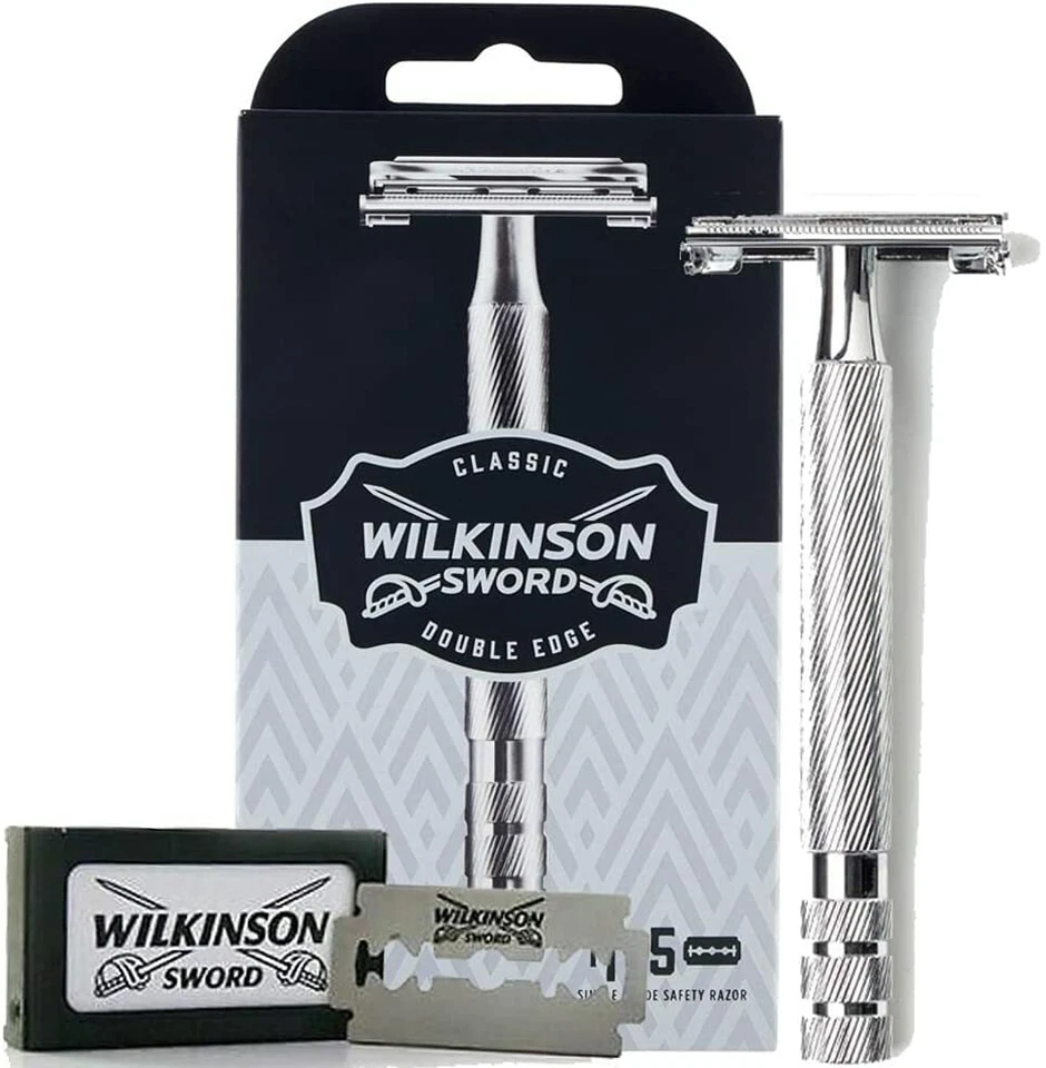 Wilkinson Sword Classic Vintage hochw. Rasierhobel 5 Doppelklingen Vollmetall