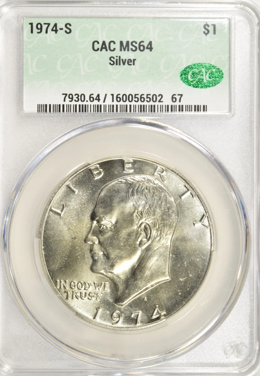 Silver 1974 Eisenhower Dollars (1971-1978) for sale | eBay