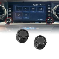 Toyota Tacoma Radio Knopf 2020-2023 Schwarz ABS Easy Fit Ersatzteil