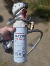 Honeywell R-1234yf Refrigerant Can with Stop Leak for Automotive AC