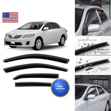 CLIM ART Incredibly Durable Rain Guards Toyota Corolla 2009-2013 - 409107