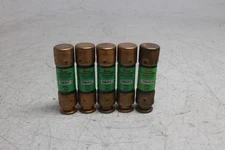 Lot of 5 Bussmann Fusetron Energy Efficient FRN-R-5 Fuse Class RK5 5A FRNR5