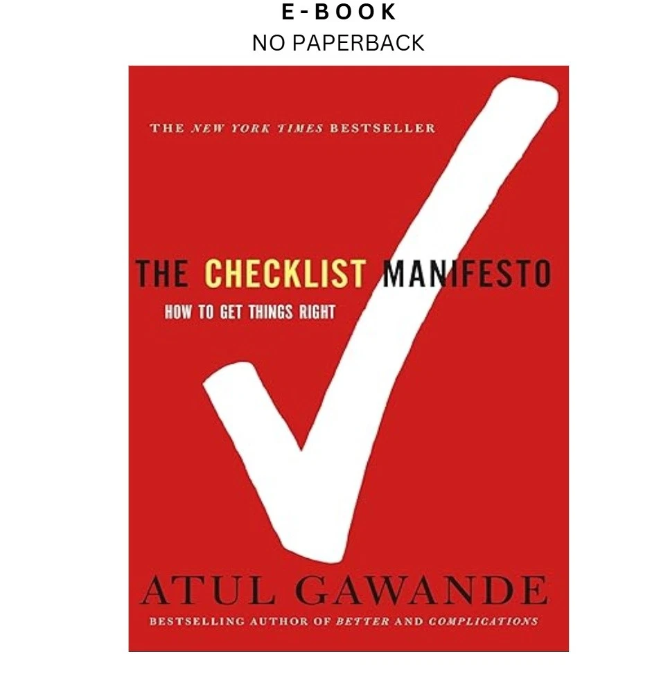 The Checklist Manifesto ebook | LD Global Digital Ebook Store Buy The Checklist Manifesto ebook, instant digital download PDF from LD Global