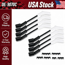 9070c Ceramic Boot Spark Plug Wires Set For Gm Chevy 4.8l 5.3l 6.0l Ls3 Ls7 Lt