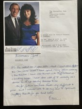 ROSEMARY FORD TV PRESENTER (GENERATION GAME) *HAND SIGNED* CAST CARD WITH LETTER