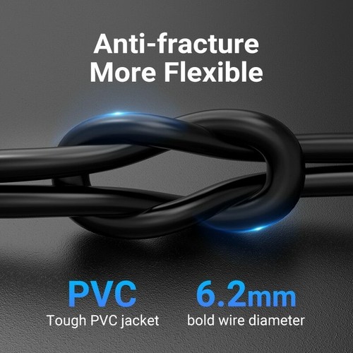 RJ45 Ethernet Extension Cable Cat6 SFTP Internet Network Extender Male Female - Afbeelding 2 van 20