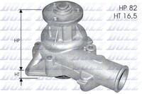 Dolz Wasserpumpe MotorküHlung S111 FüR 132 Fiat 131 124 Argenta Super Mirafiori