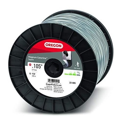 OREGON PART # 22-005 OREGON MAGNUM GATORLINE SQUARE TRIMMER LINE; .105'' BY 938'