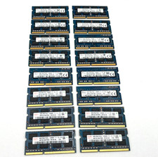 Lot of 16 - 4GB DDR-3 12800 MHZ SODIMM Sk Hynix Mixed