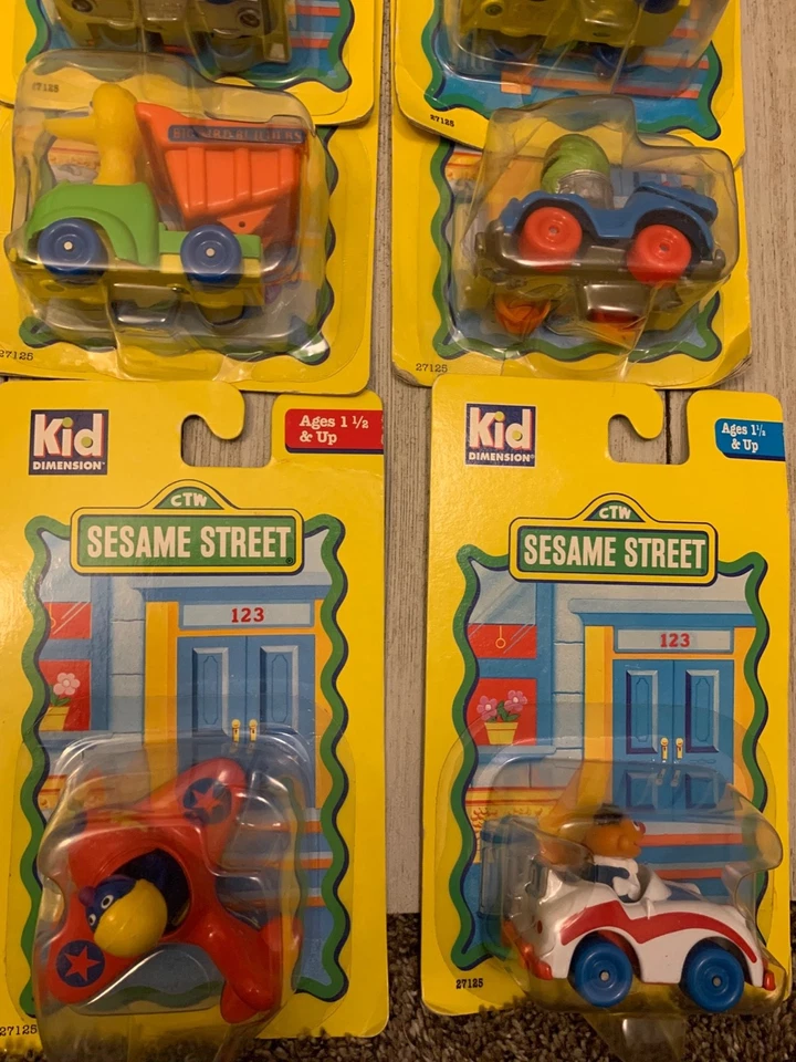 Avión vehículo coche fundido a presión Kid Dimension Sesame Street 1994 de colección TÚ ELIGES Foto 4 de 4