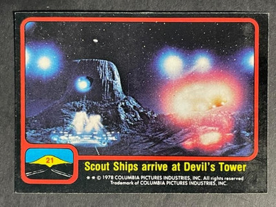 1978 Columbia Pictures CLOSE ENCOUNTERS OF THE THIRD KIND # 21 - NM