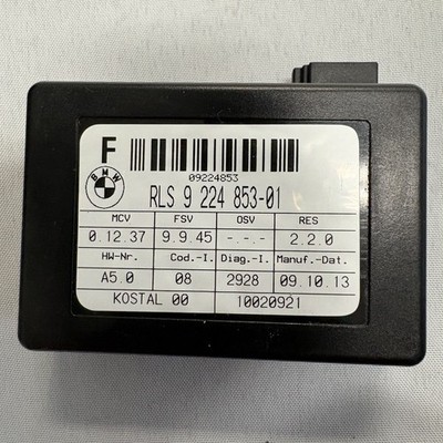 BMW X1 Rain Light Sensor RLS 9224853-01 OEM Windshield Mounted 2012-2015