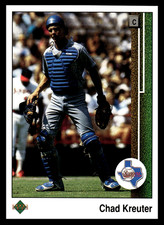 1989 Upper Deck Chad Kreuter #312 Texas Rangers Rookie MLB Baseball